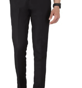 USQUARE Light Grey Slim Fit Men Formal Trousers